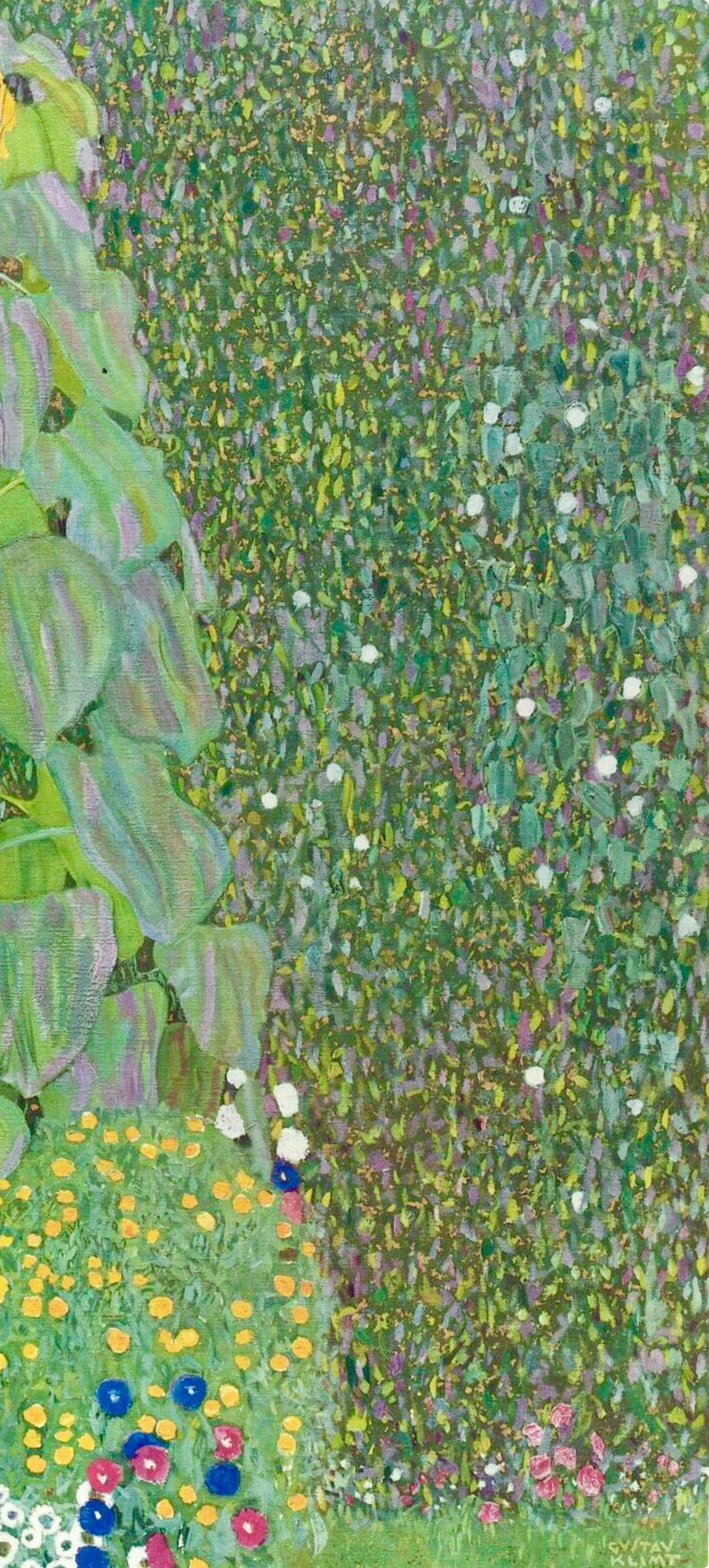 Klimt, Sonnenblume, Das Werk von Gustav Klimt (after) For Sale 3