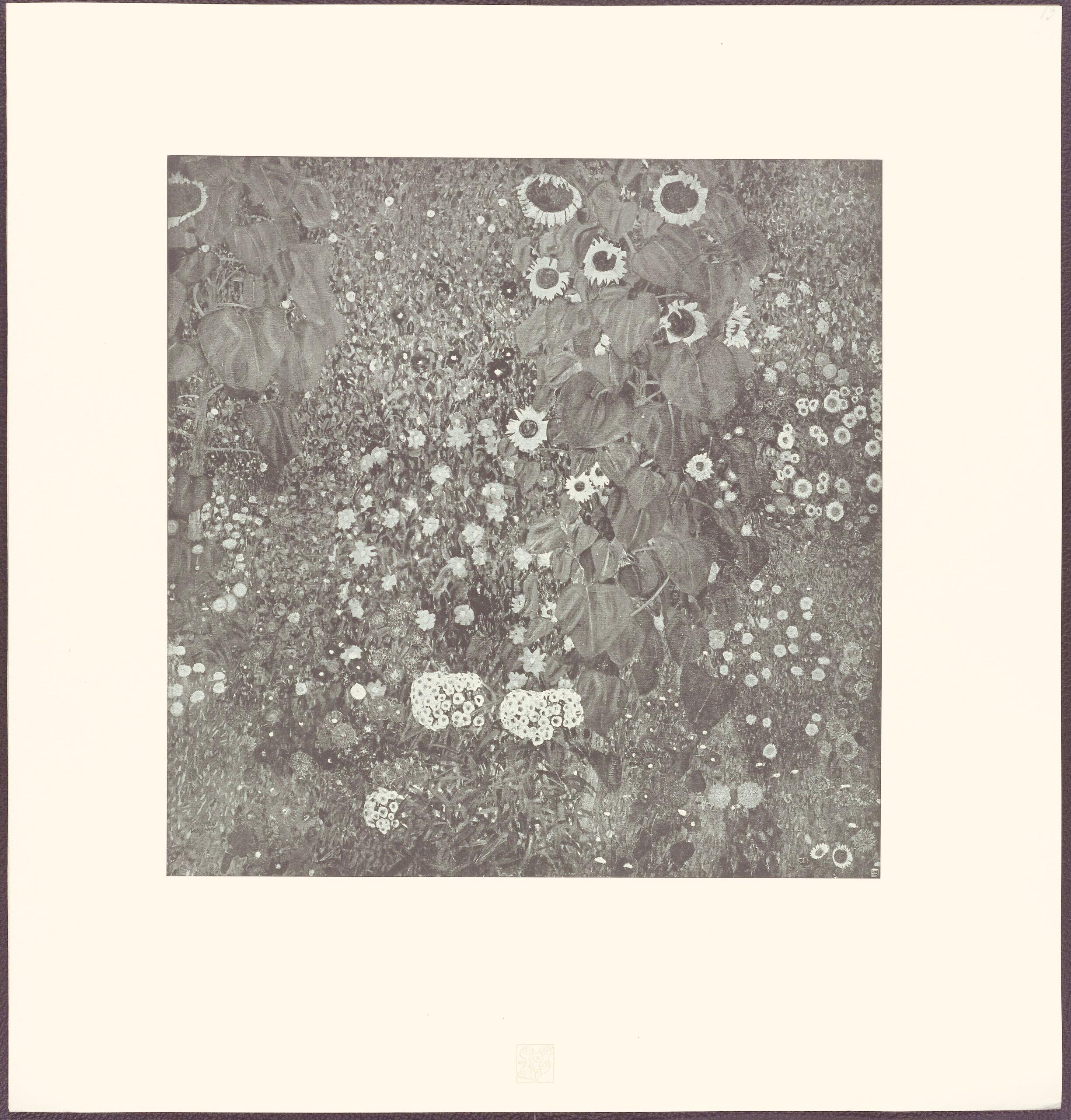 Klimt, Sonnenblumen, Das Werk von Gustav Klimt (after) For Sale 4
