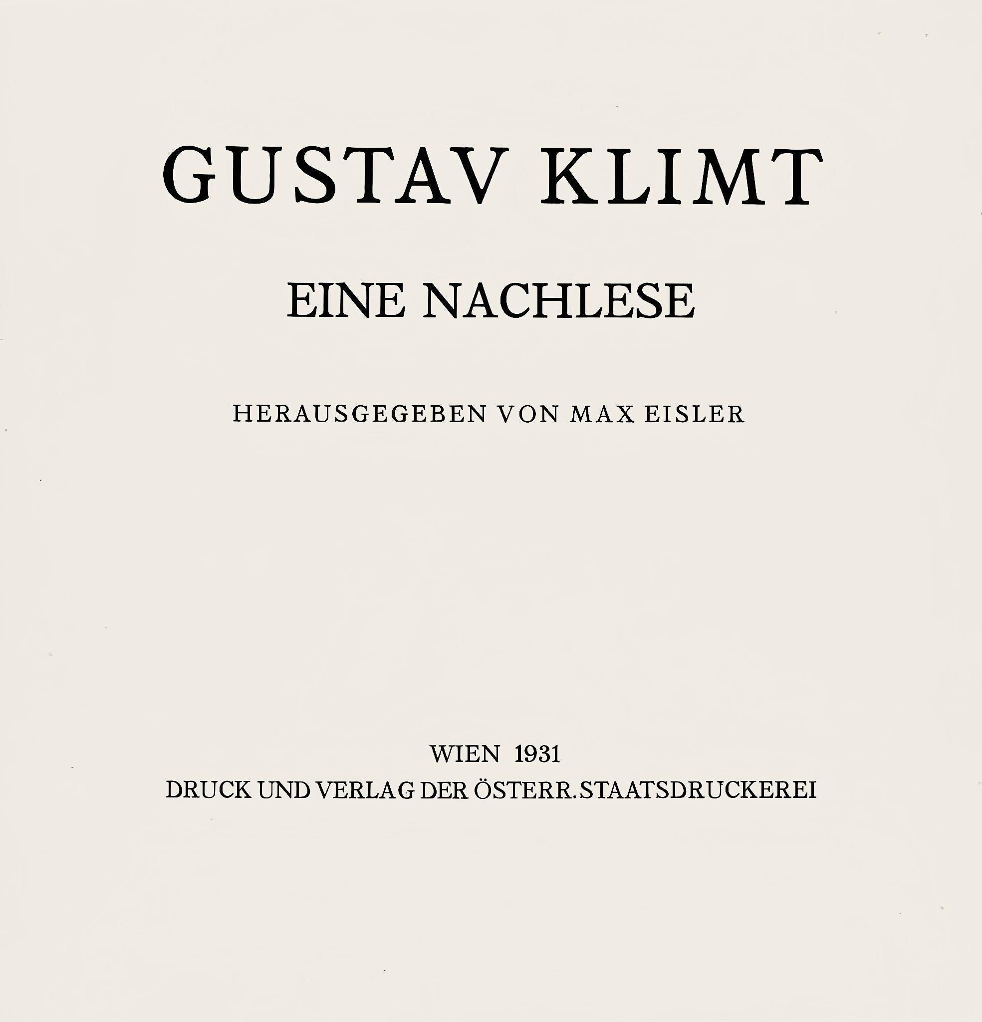 Klimt, Sonnenblumen, Gustav Klimt, Eine Nachlese (after) en venta 5