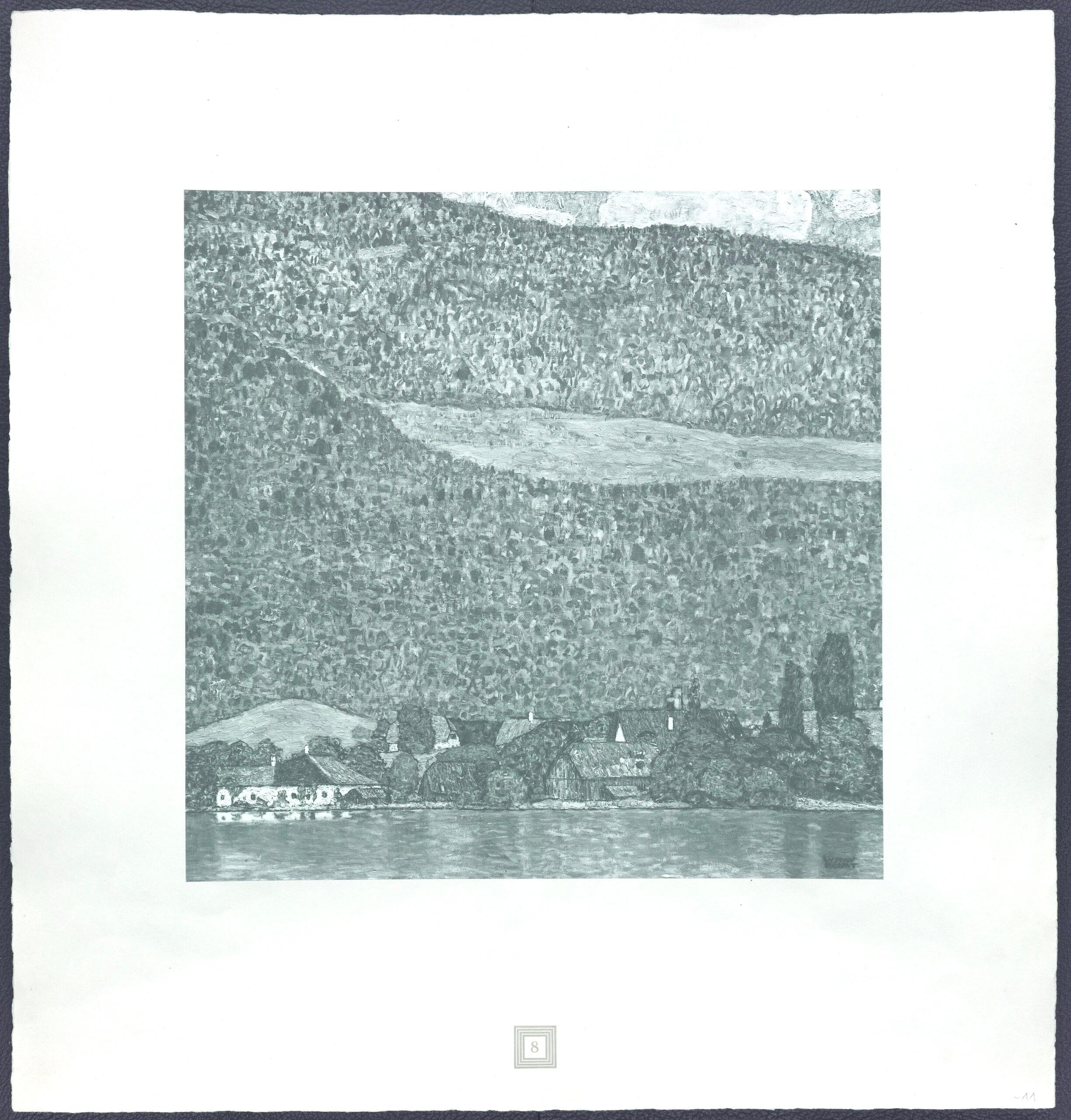 Klimt, Unterach am Attersee, Gustav Klimt, Eine Nachlese (after) For Sale 4