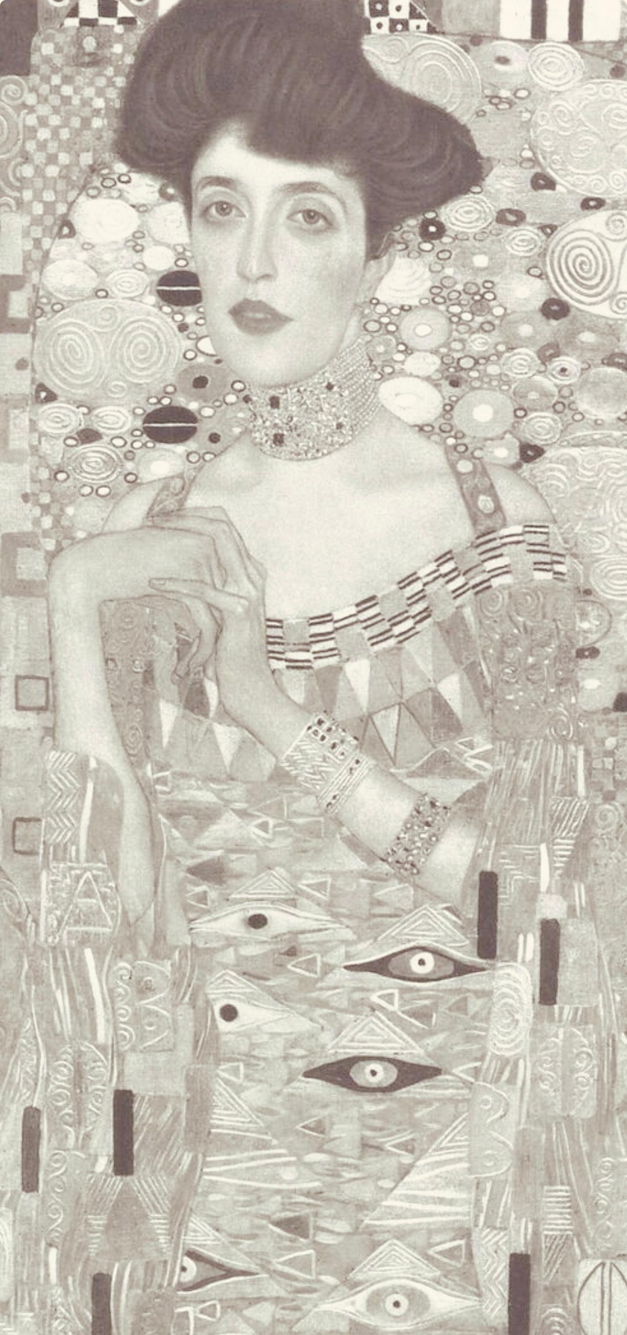 Klimt, Weibliches Bildnis, Das Werk von Gustav Klimt (after) For Sale 2