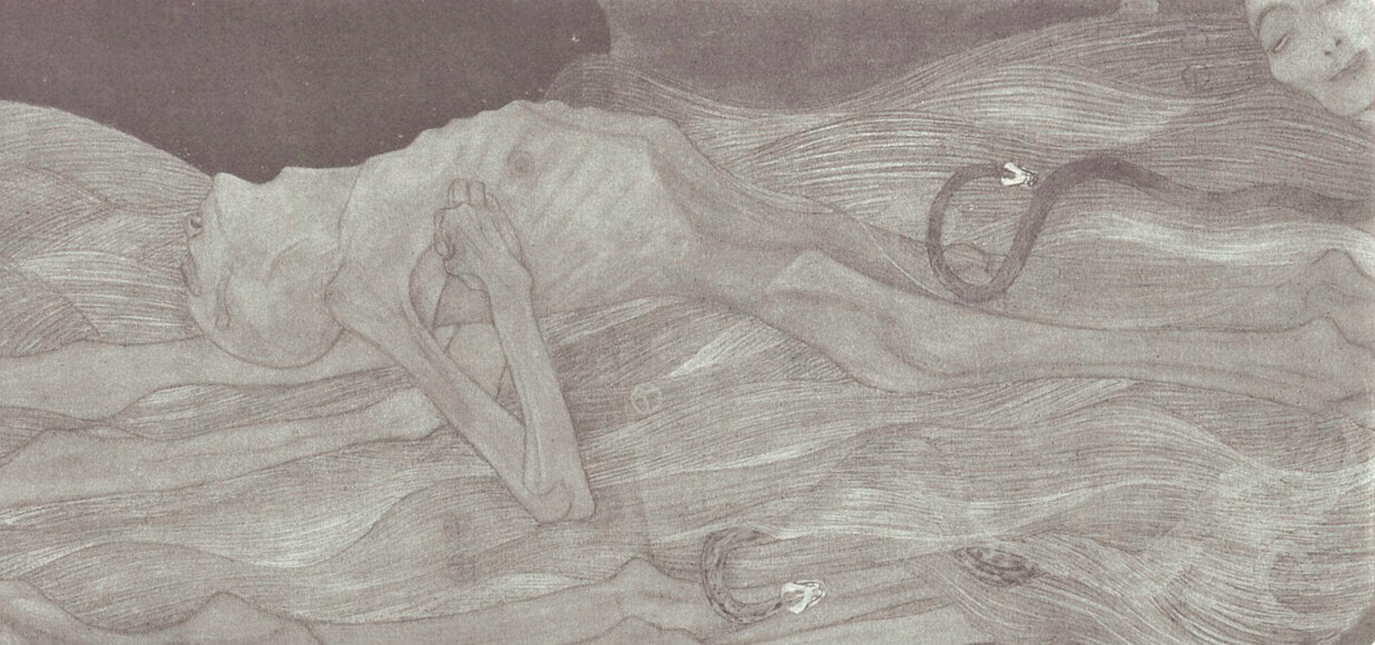 Klimt, Zug der Toten, Das Werk von Gustav Klimt (after) For Sale 3