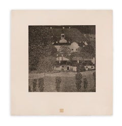 Schloss Kammer Lake Attersee II by Gustav Klimt, Das Werk collotype, 1908-1912