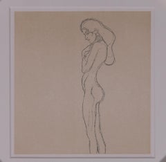 Sketch of a Woman Standing