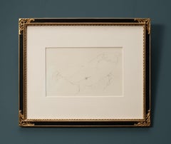 "Sleeping Couple" by Gustav Klimt - Original Print from Courtesans Folio