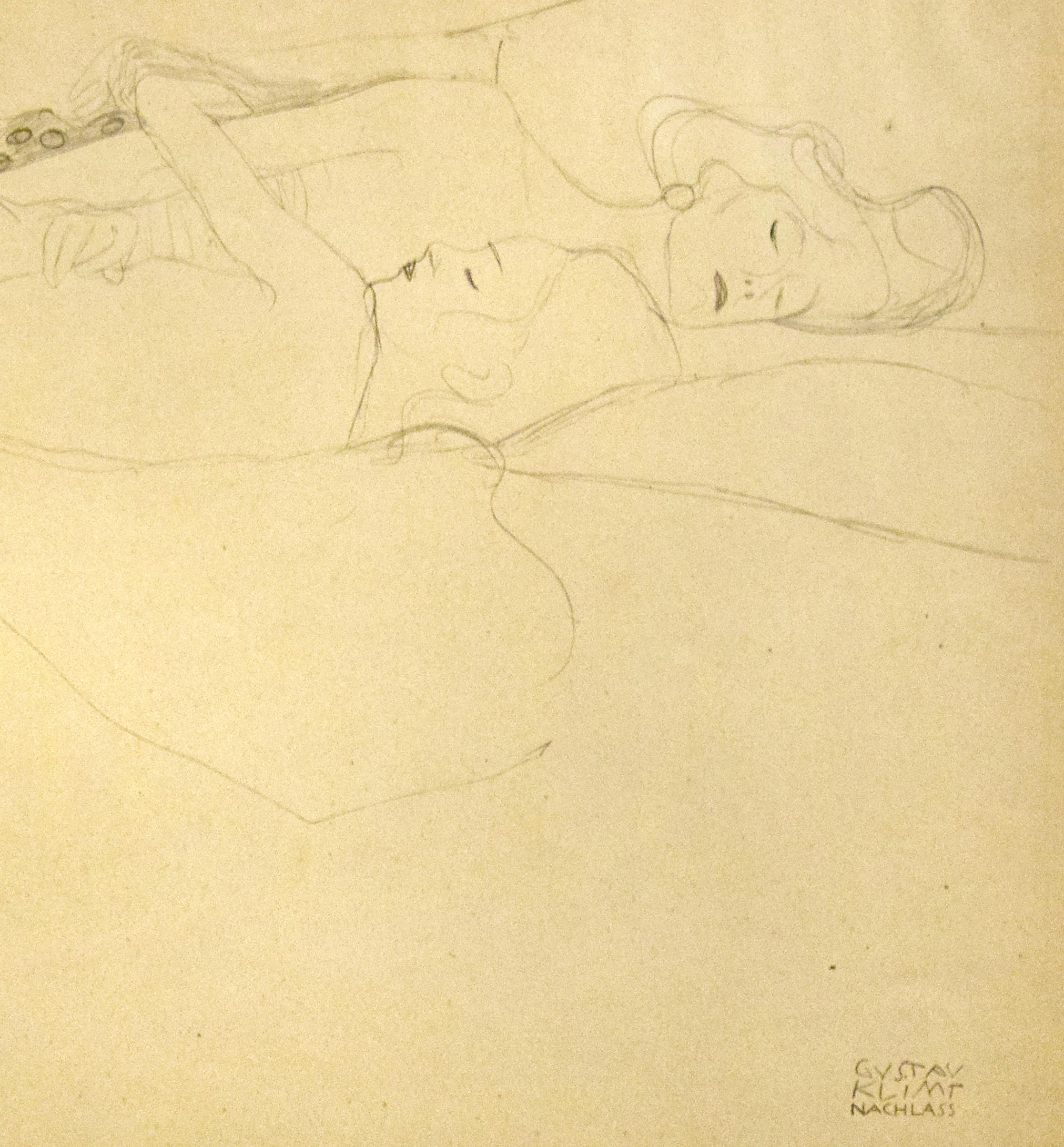 Femme et jeune femme  - 1910s  - Moderne Print par (after) Gustav Klimt