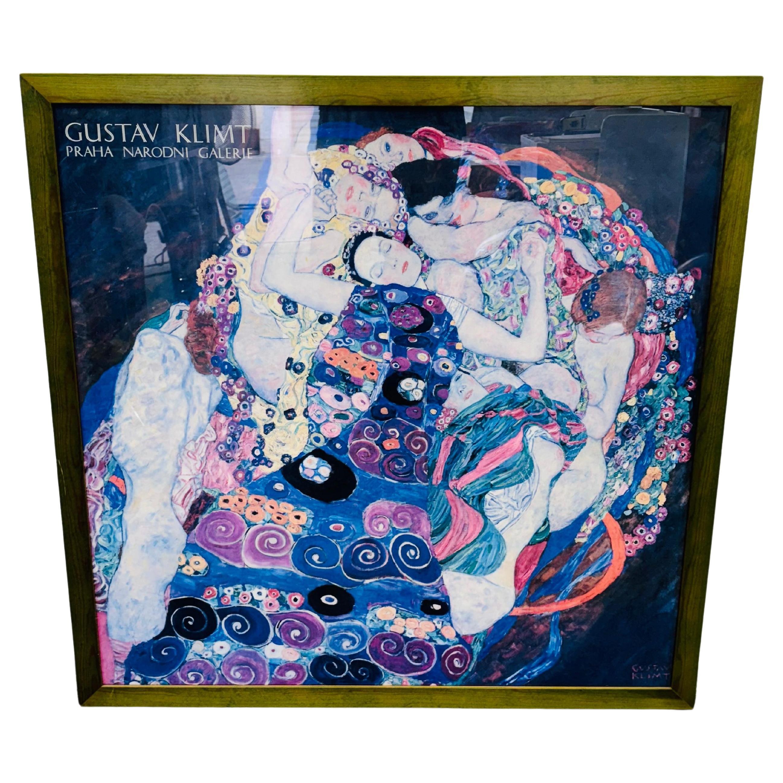 Gustav Klimt Stampa su Carta La Vergine
