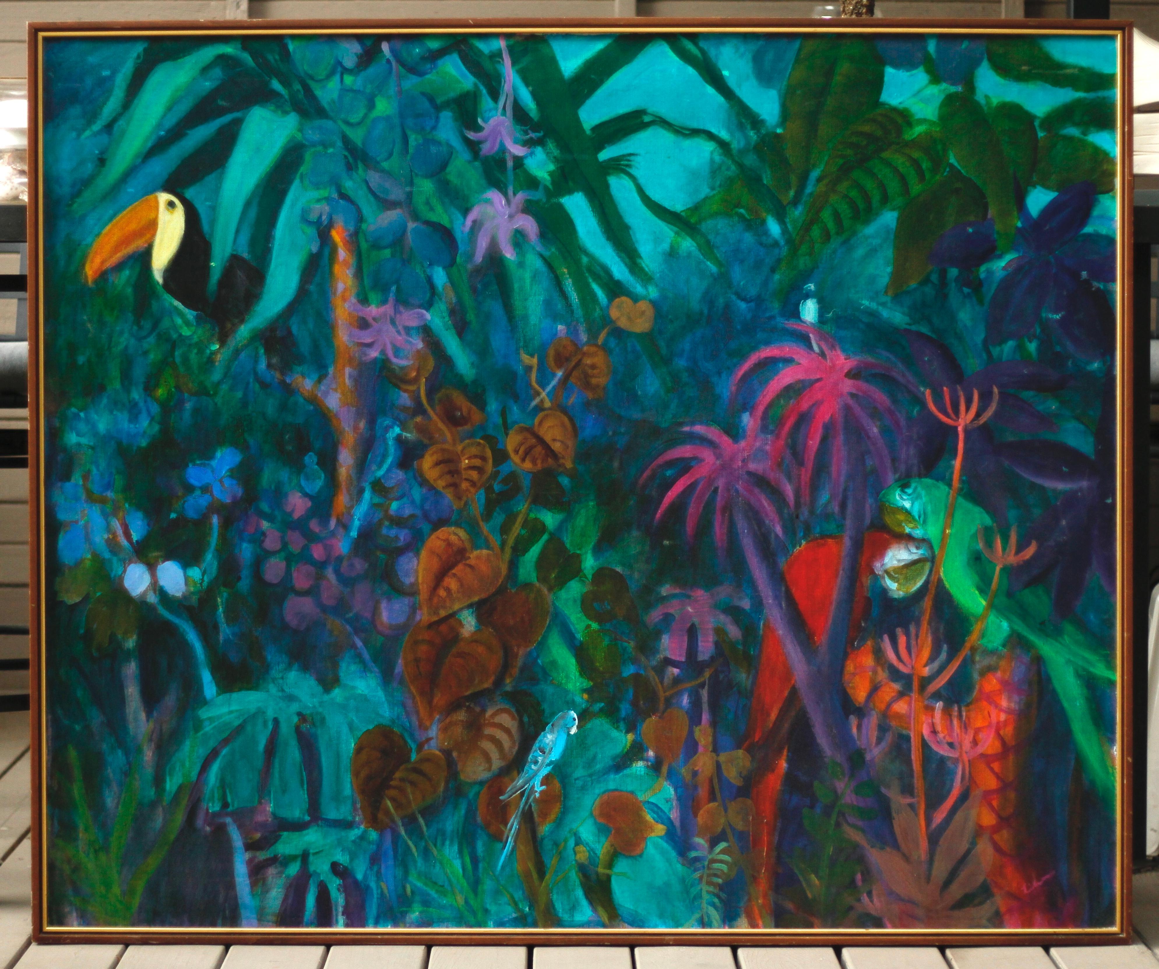 Jungle - Painting by Gustav Likan