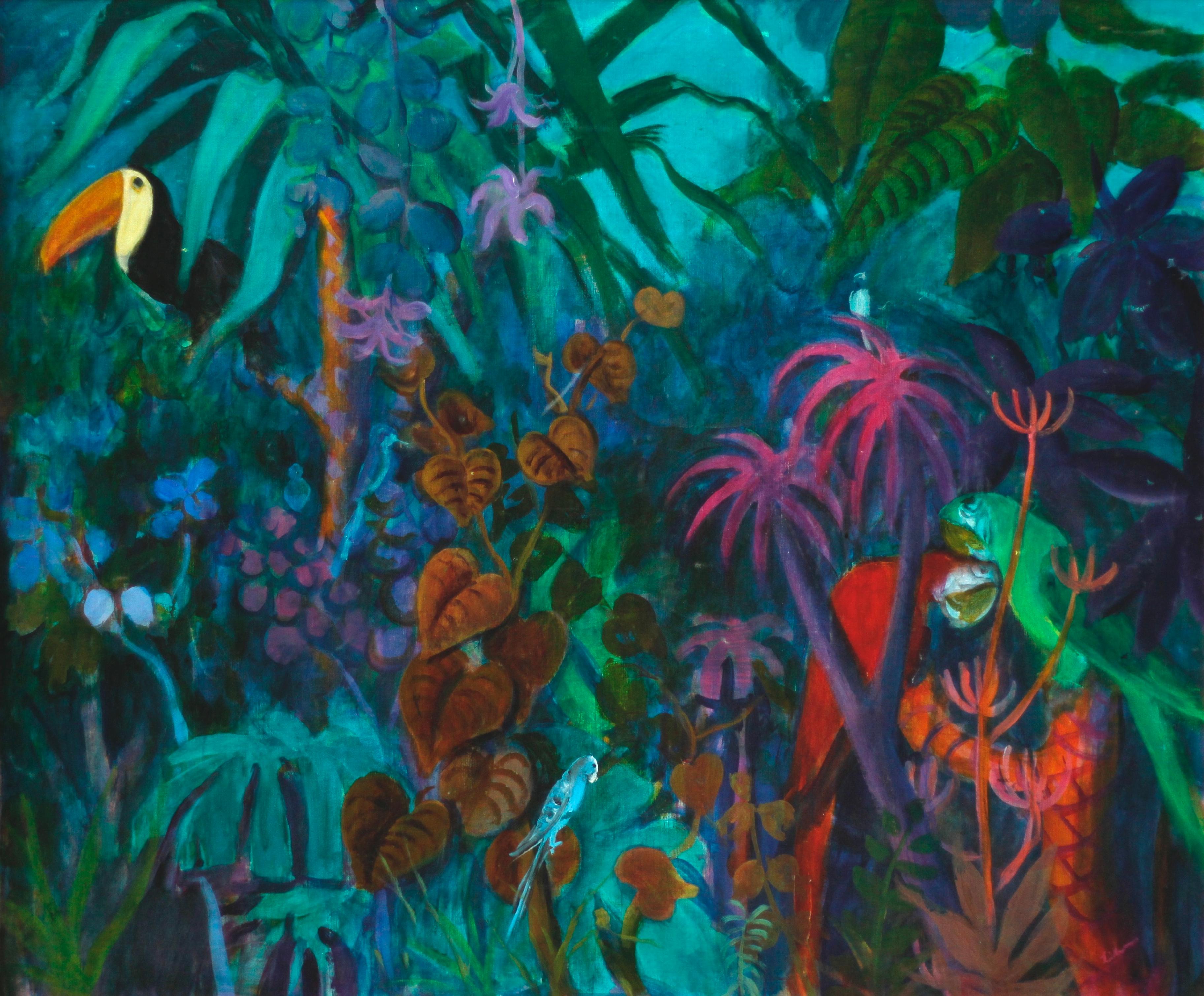 Gustav Likan Landscape Painting - Jungle