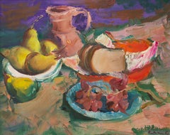 Vintage Still Life with Fruit