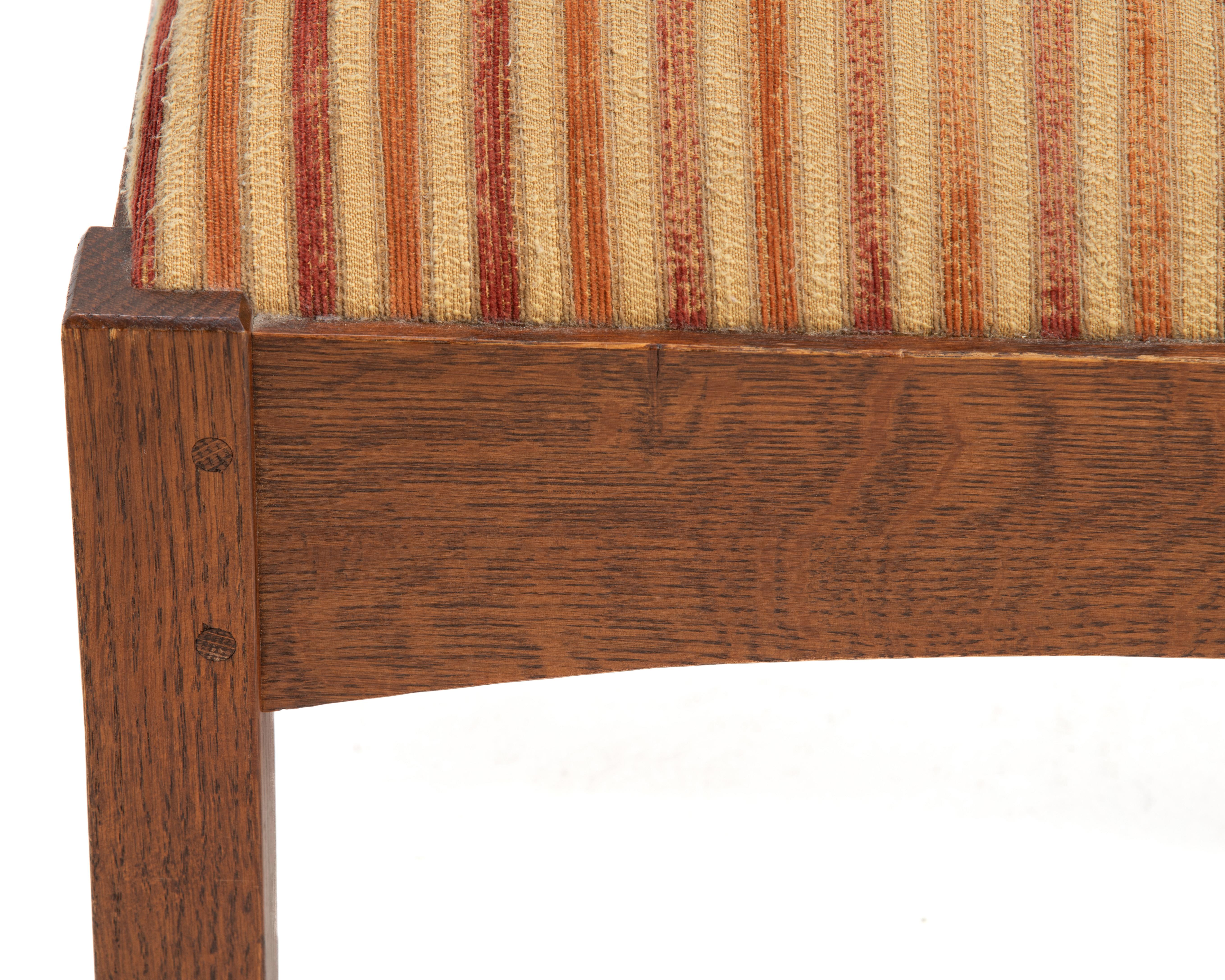 Gustav L&JG Stickley Footstool 89-2591 2014 Arts & Crafts Mission Oak Craftsman 3