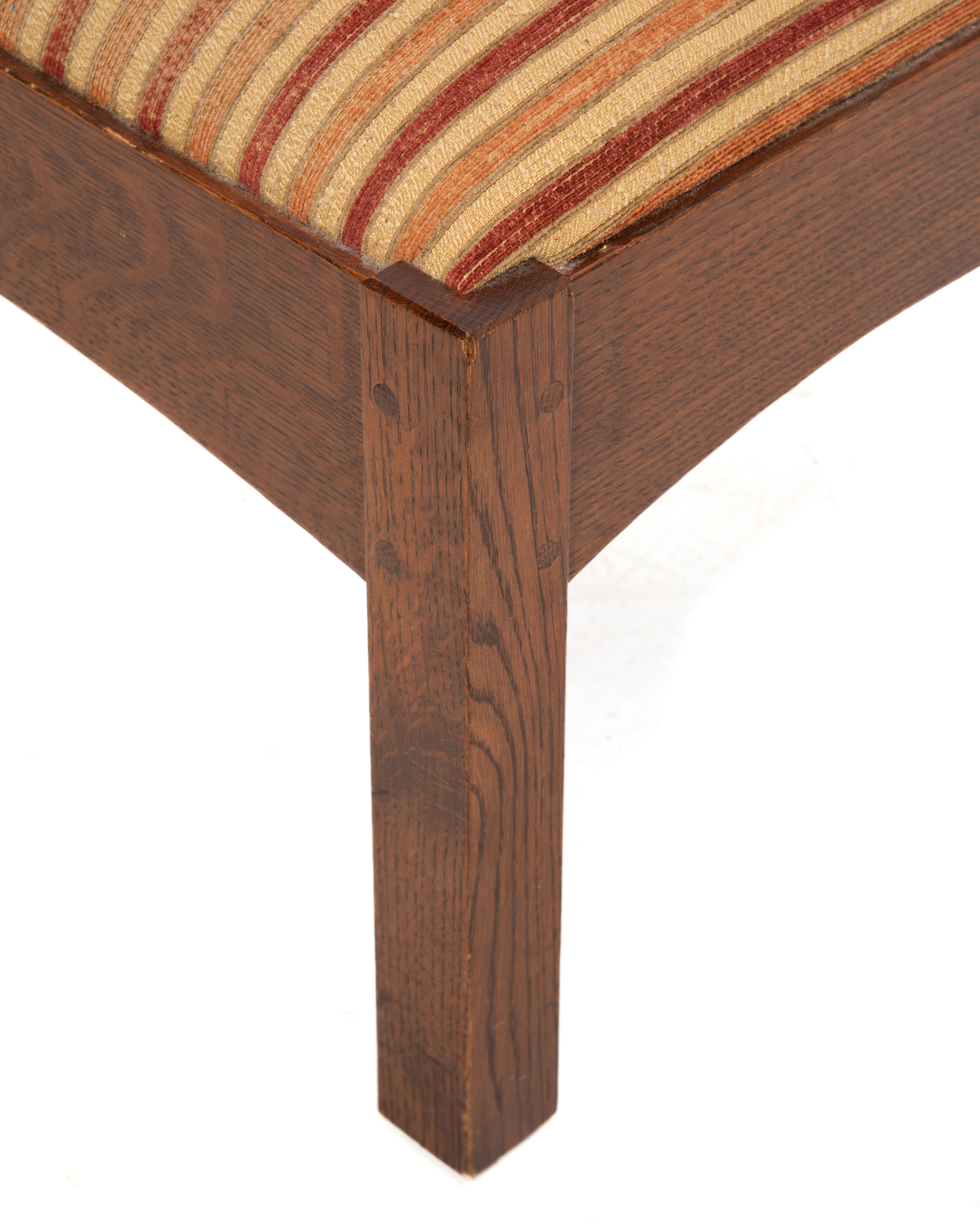 Gustav L&JG Stickley Footstool 89-2591 2014 Arts & Crafts Mission Oak Craftsman 4