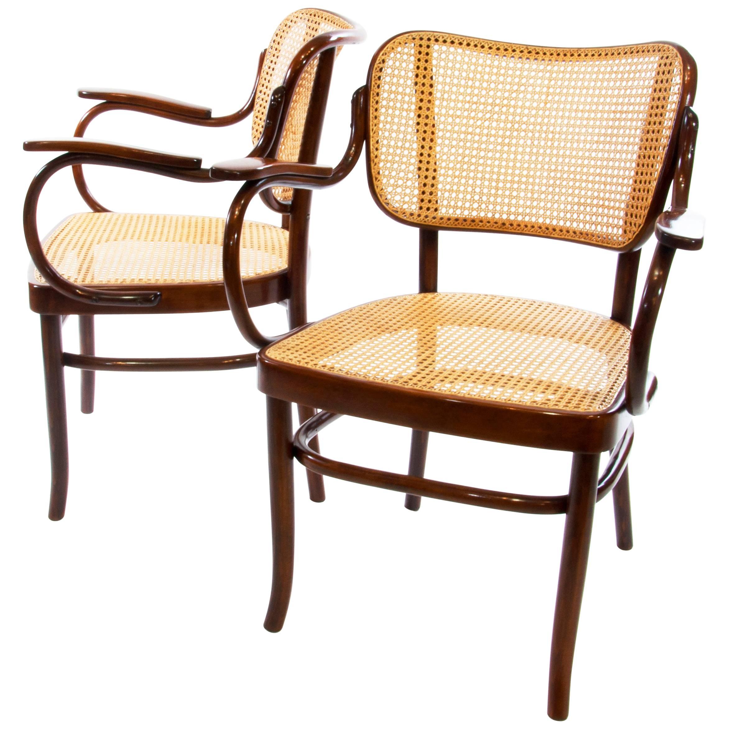 Fauteuil en bois courbé A283 F de Gustav Schneck pour Thonet, époque Bauhaus, 1930 en vente