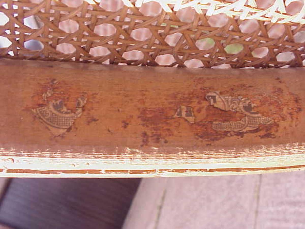 Canne Chaise à bascule attribuée à Gustav Siegel, fabriquée par Thonet, en bois cintré et rotin en vente