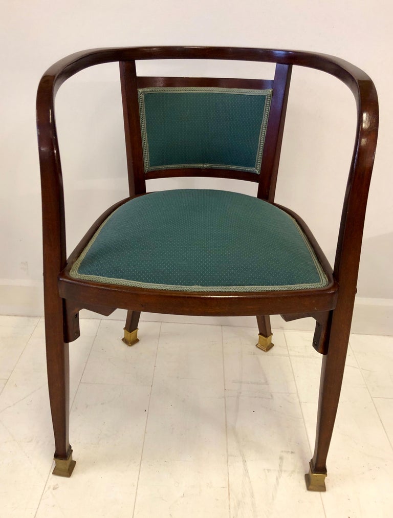 Austrian Gustav Siegel Chair for J & J Kohn For Sale