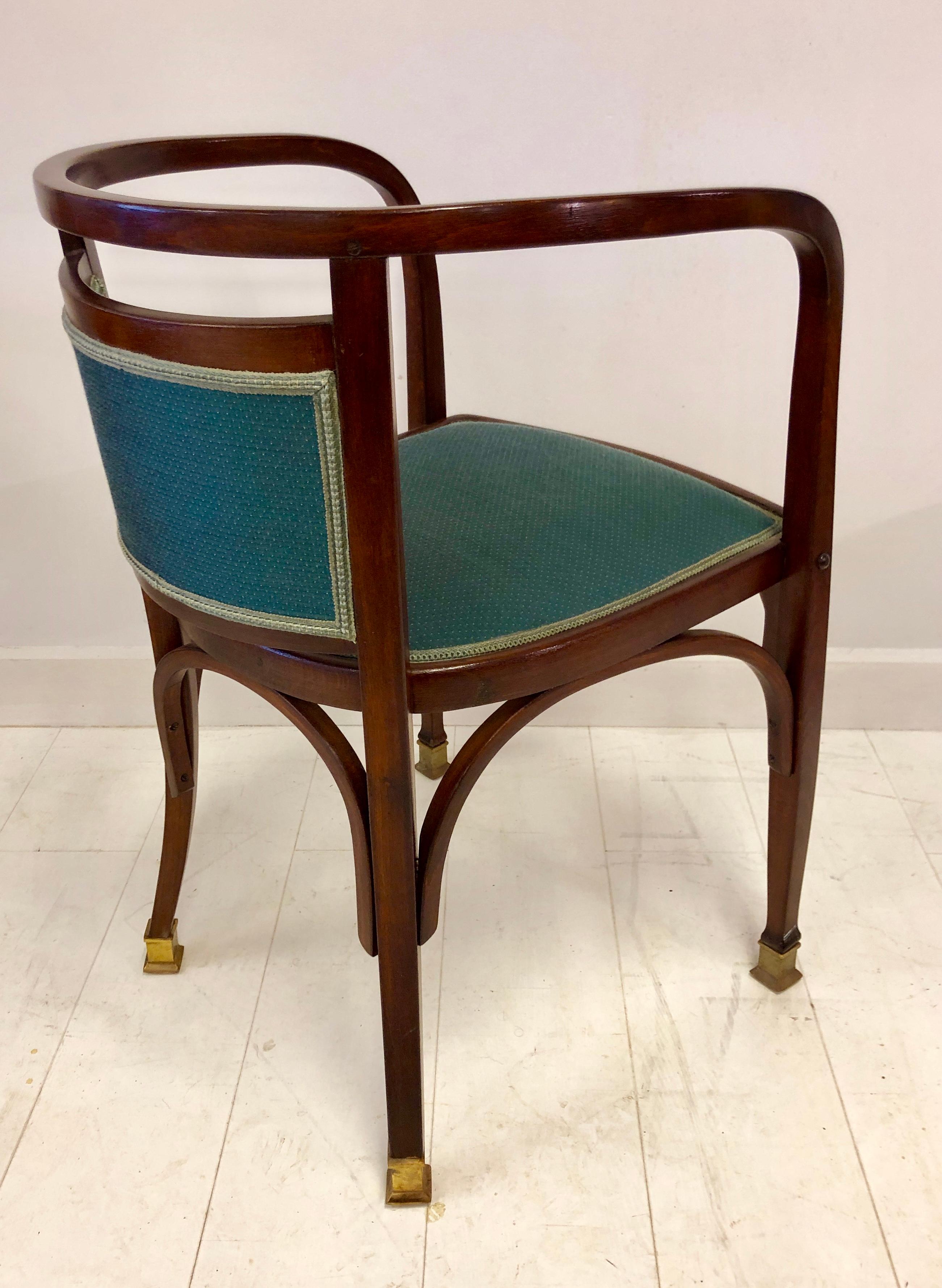 20th Century Gustav Siegel Chair for J & J Kohn For Sale