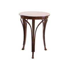Gustav Siegel three legged Side table Original 1900