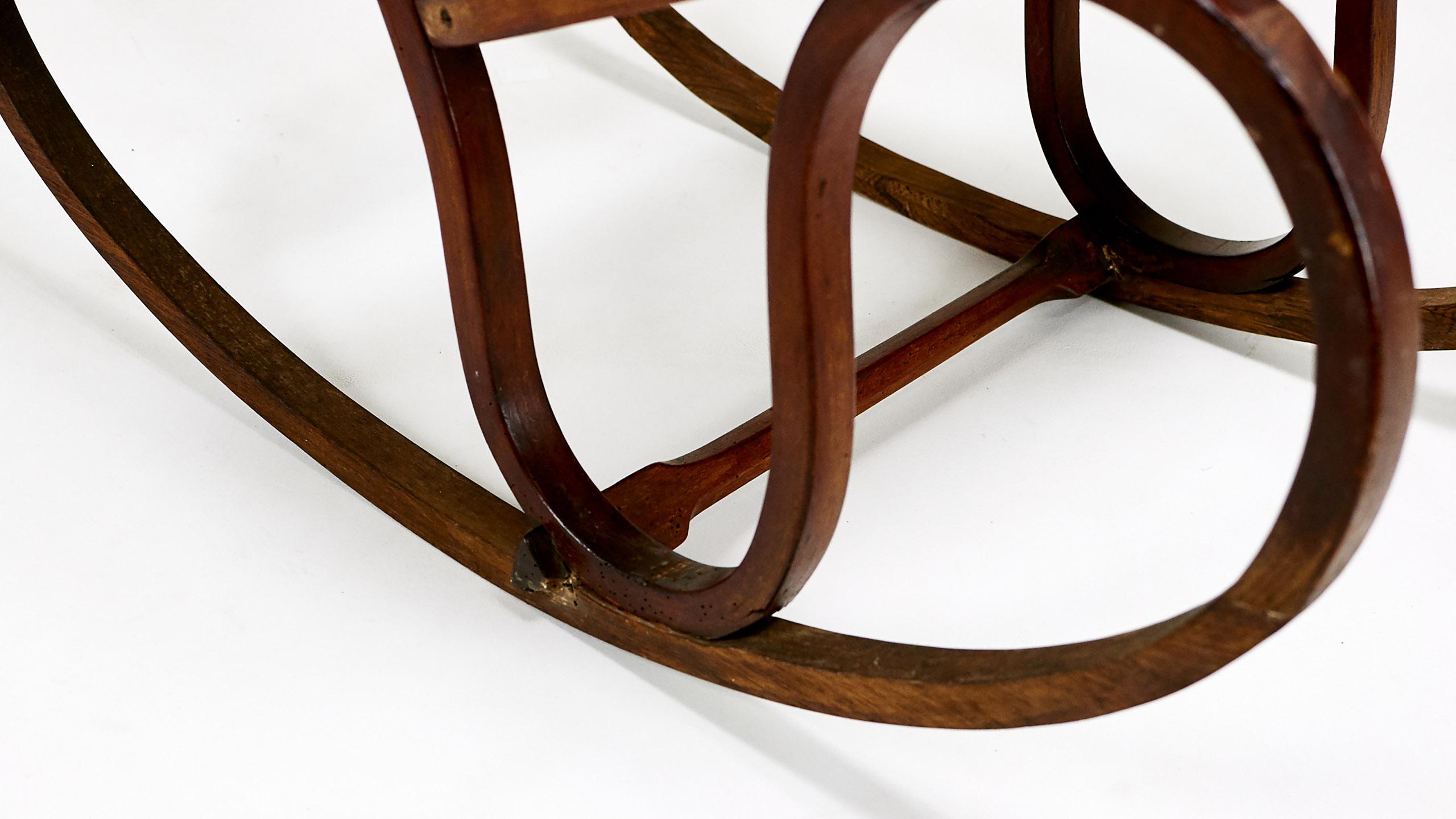 Gustav Siegel, Viennese Secession Rocking Chair, Bentwood, circa 1900 2