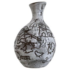 Vintage Gustav Spörri Ceramic Vase. No: 65476 69, Ziegler Keramik, Switzerland 1969