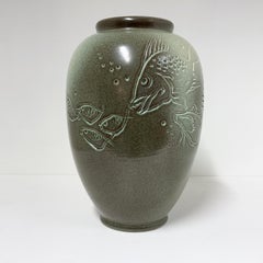 Gustav Spörri Ceramic Vase, Ziegler Keramik, Switzerland 1959