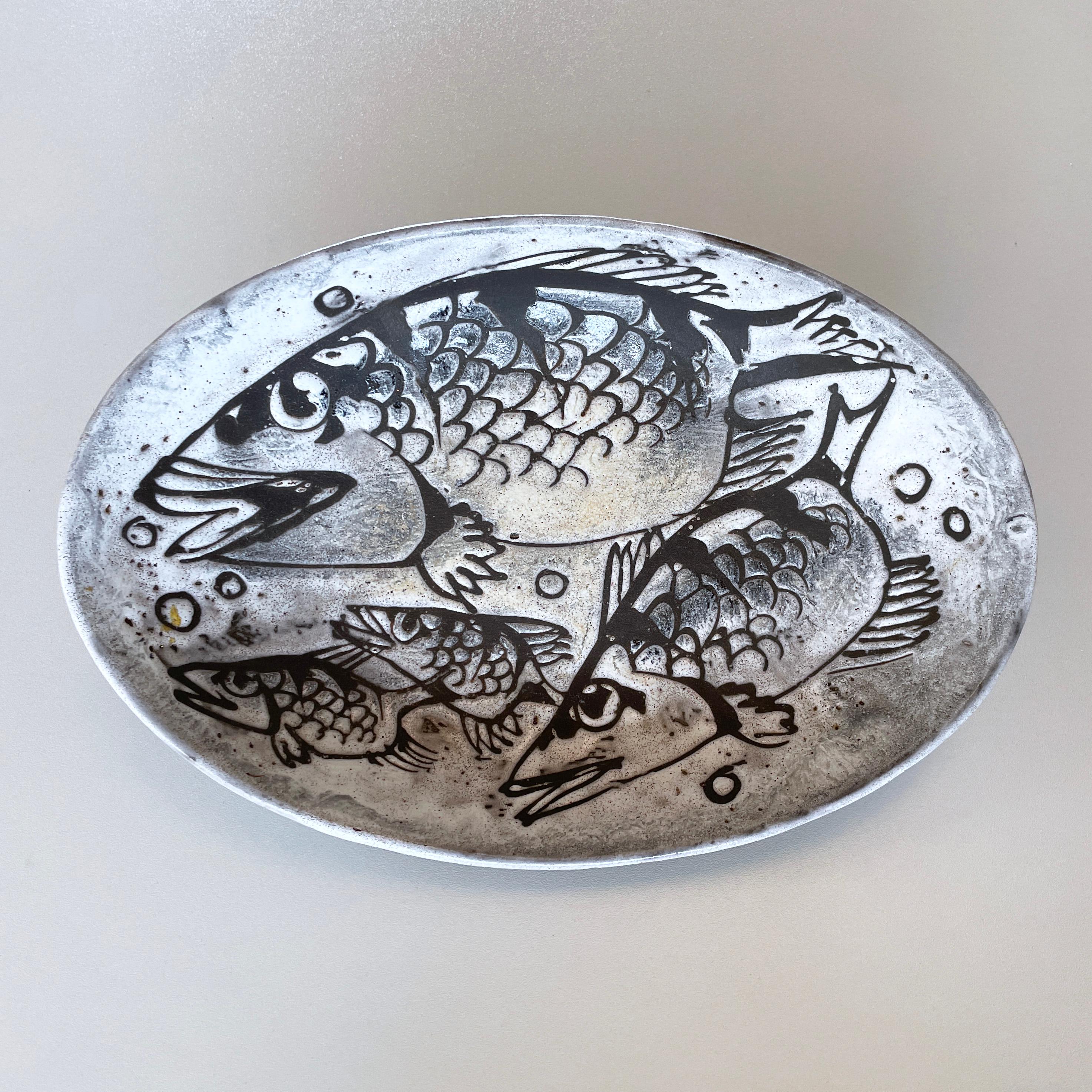 Plato decorativo Gustav Spörri - Ziegler Schaffhausen, Suiza 1958 Suizo en venta