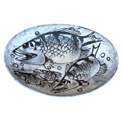 Gustav Spörri Decorative Plate - Ziegler Schaffhausen, Switzerland 1958