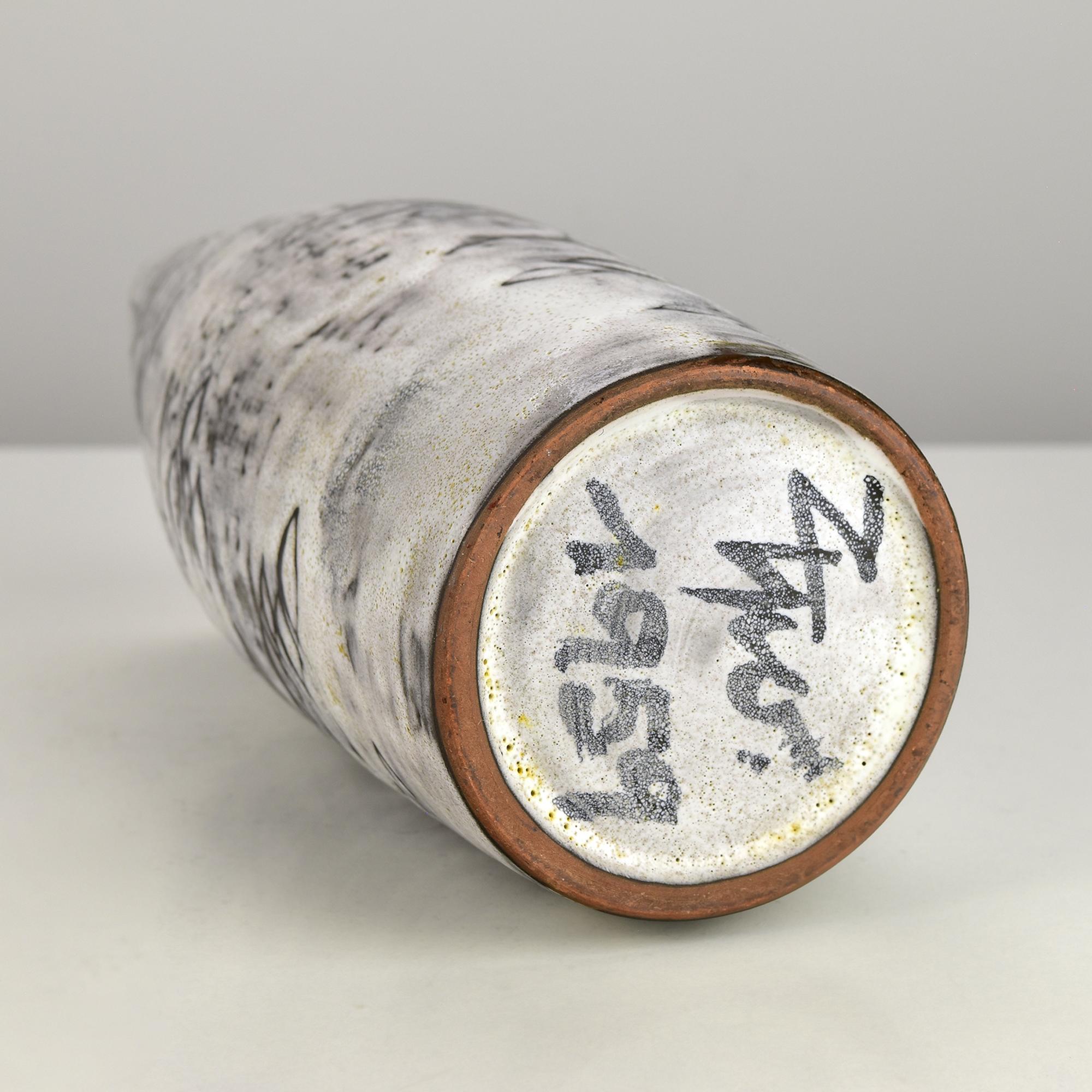 Gustav Spörri para Ziegler Schaffhausen Jarrón de Studio Pottery, 1959 mediados del siglo XX en venta