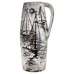 Gustav Spörri for Ziegler Schaffhausen Studio Pottery Vase, 1959