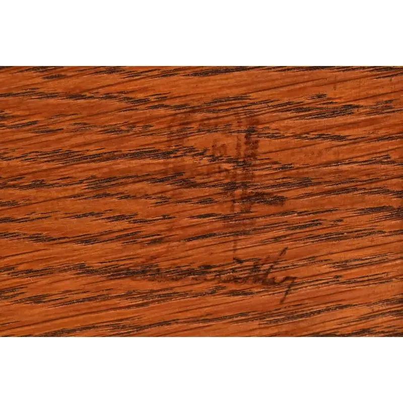 Gustav Stickley Antike Mission Arts & Crafts Eiche Esszimmerstühle, Paar im Angebot 5