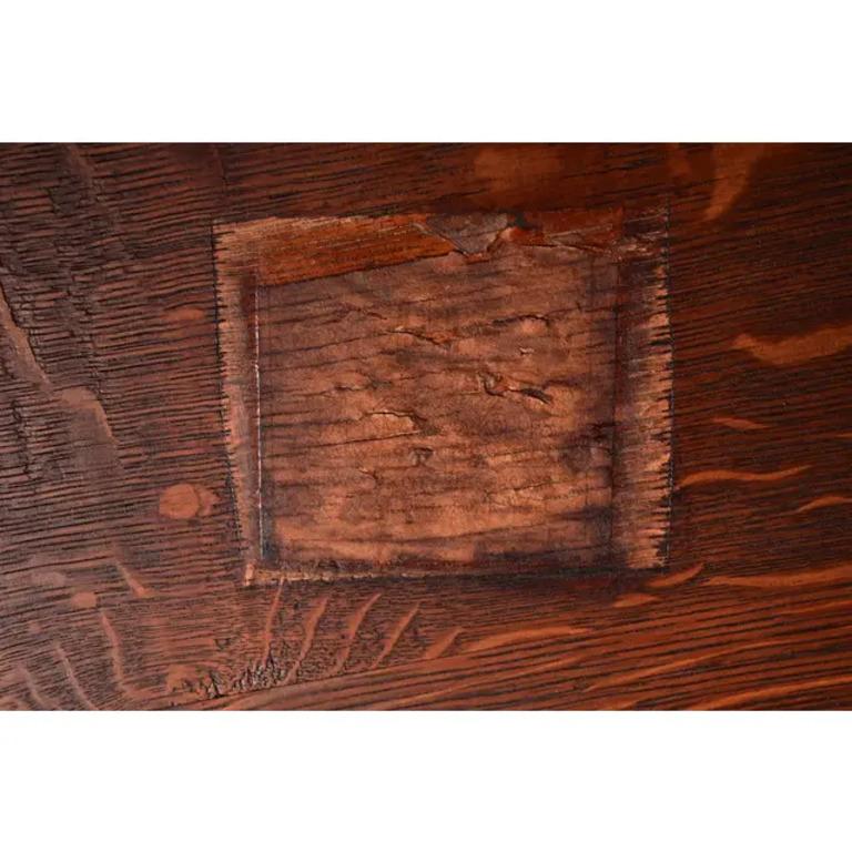 Gustav Stickley Antique Mission Oak Arts & Crafts Table à manger à rallonge en vente 7