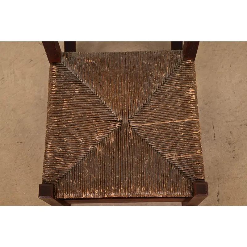 Gustav Stickley Antique Mission Oak Arts & Crafts Rocking Chair, Circa 1910 For Sale 1