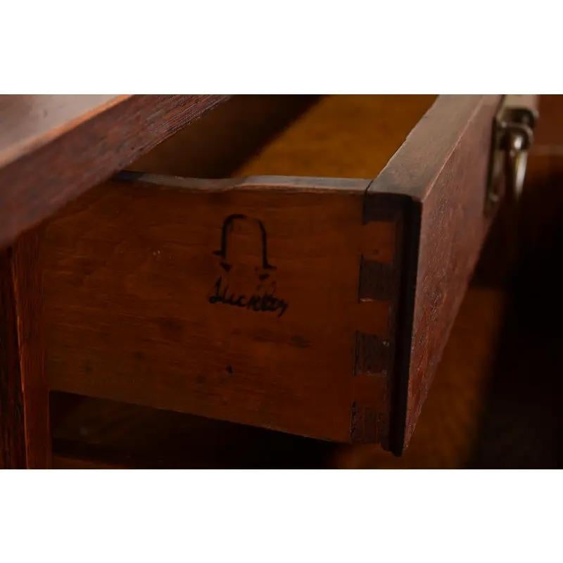 Credenza Mission Arts & Crafts Gustav Stickley in Oak, circa 1910 in vendita 3