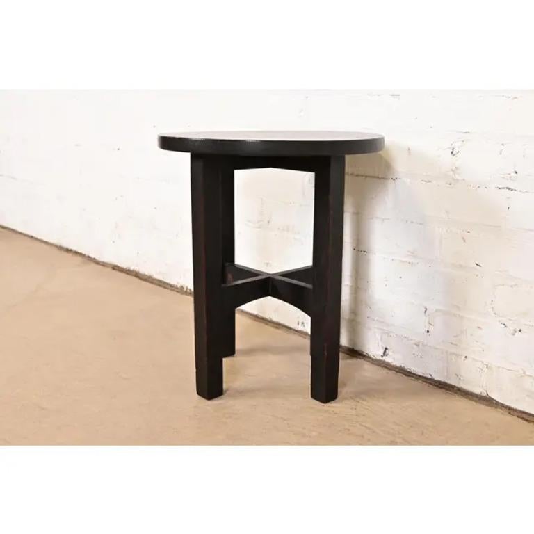 Américain Table d'appoint Tabouret Mission Oak Arts & Crafts Antique Gustav Stickley en vente