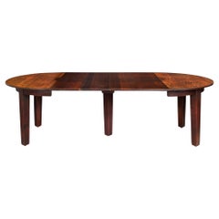 Gustav Stickley Arts & Crafts Table de salle à manger à rallonge en Oak no. 632 c. 1910