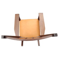 Gustav Stickley Arts & Crafts Mission Rocker with New Leather Seat