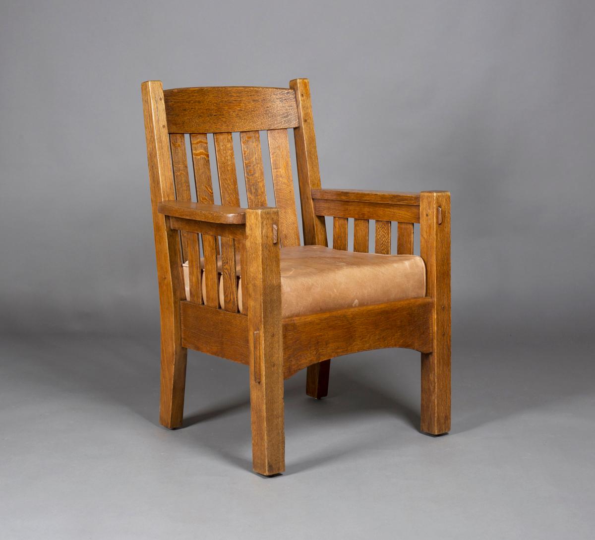 stickley arm chair