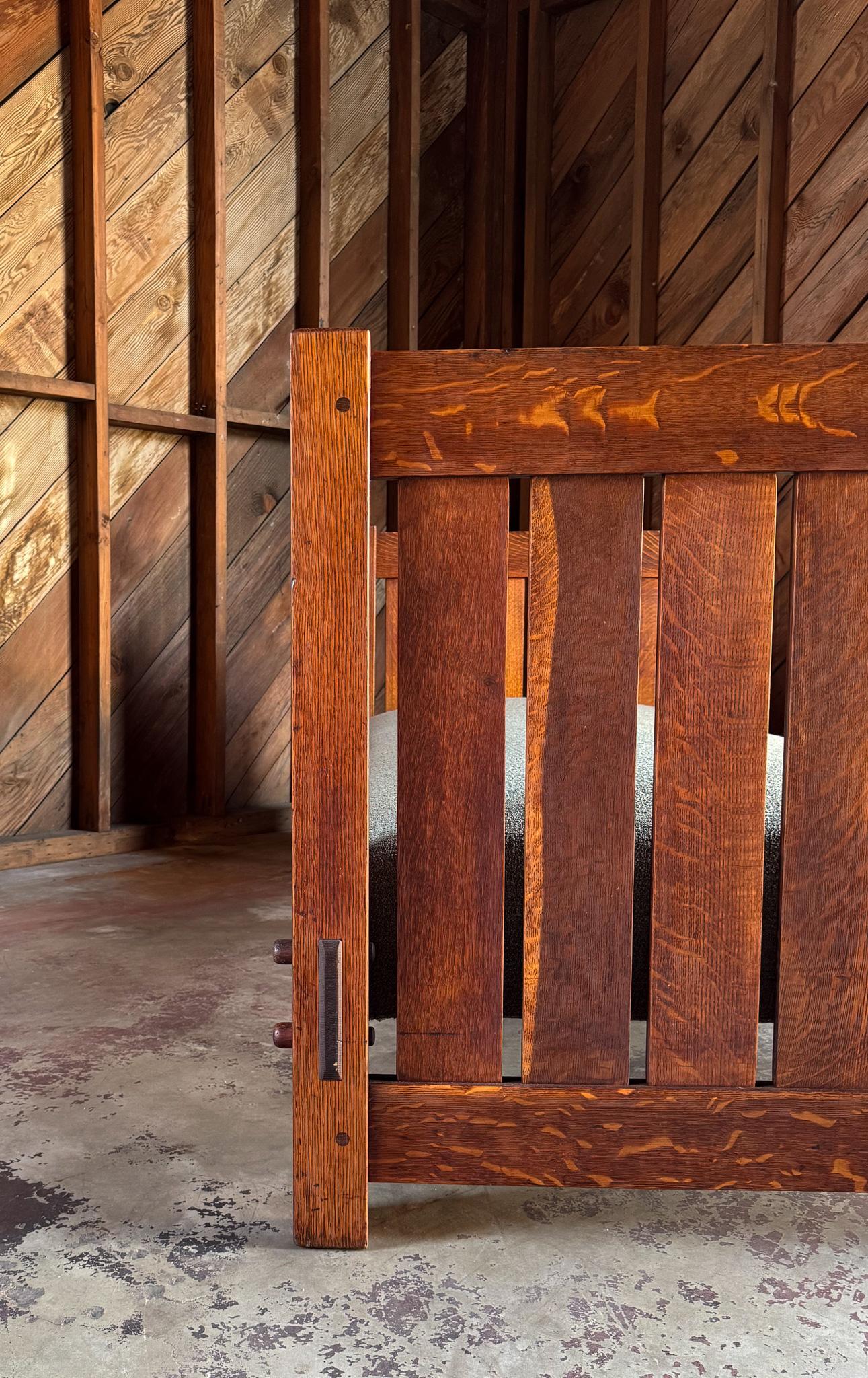 Gustav Stickley Daybed Model #220, United States, c.1910 5