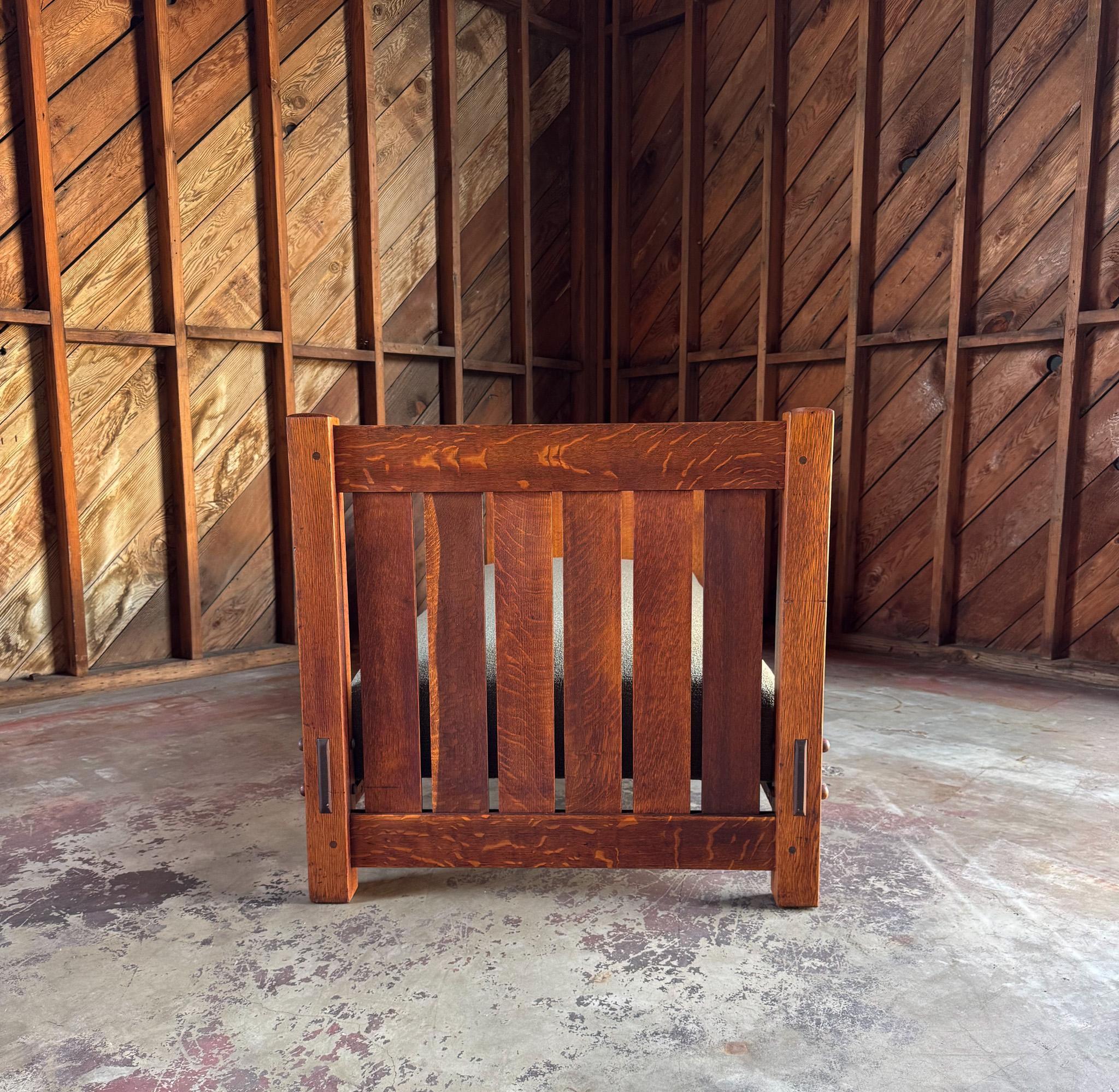 Gustav Stickley Daybed Model #220, United States, c.1910 7
