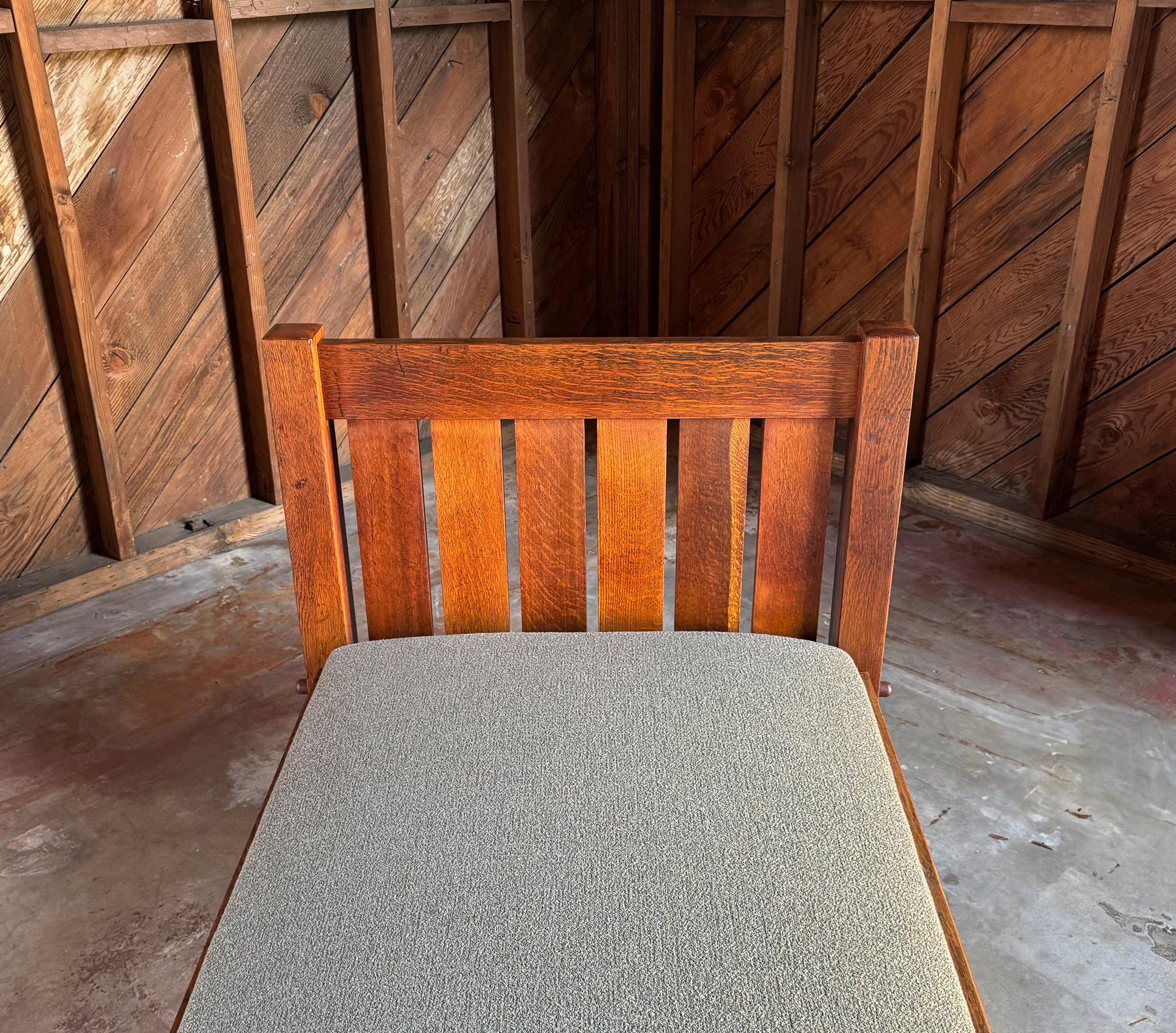 Gustav Stickley Daybed Model #220, United States, c.1910 10