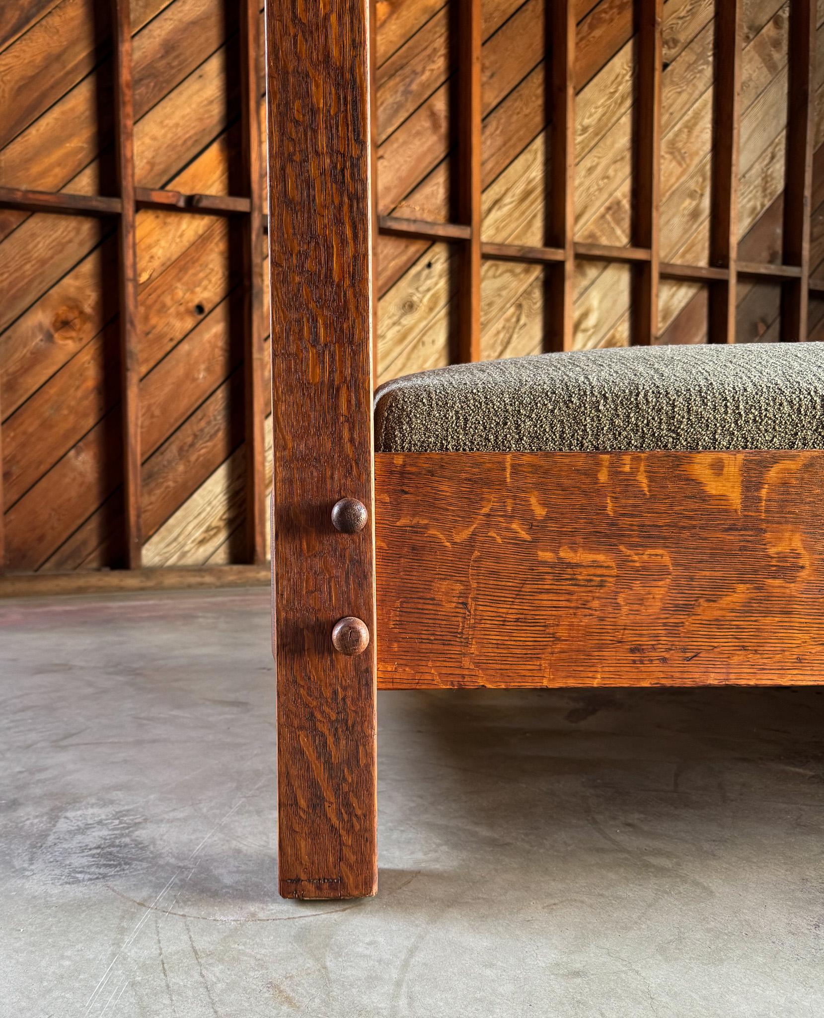 Gustav Stickley Daybed Model #220, United States, c.1910 2