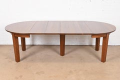 Gustav Stickley Mission Oak Arts & Crafts Extension Dining Table, Newly Restored