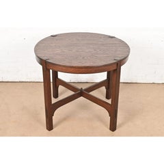Gustav Stickley Mission Oak Arts & Crafts Lamp Table, Newly Refinished