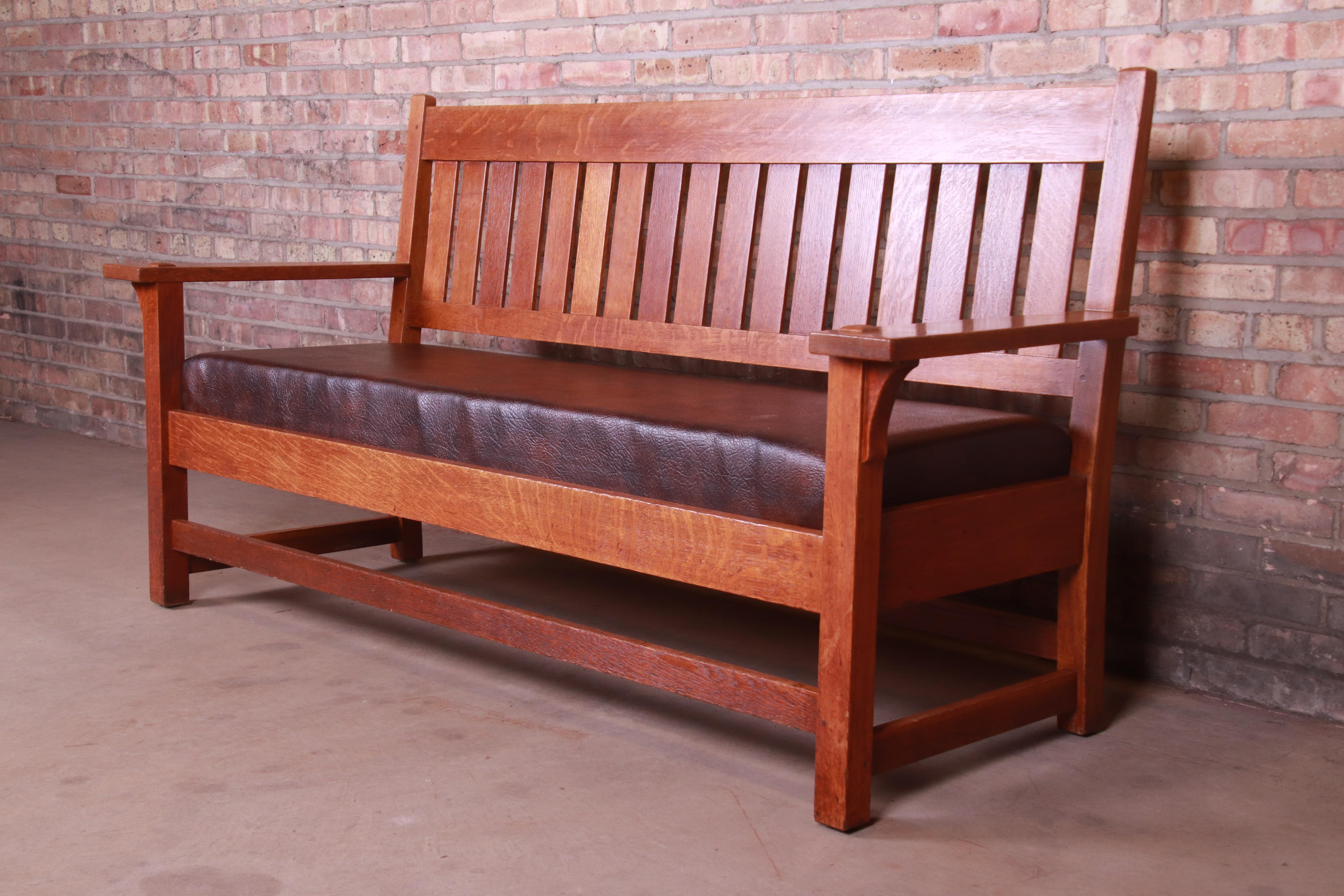 stickley bench for sale