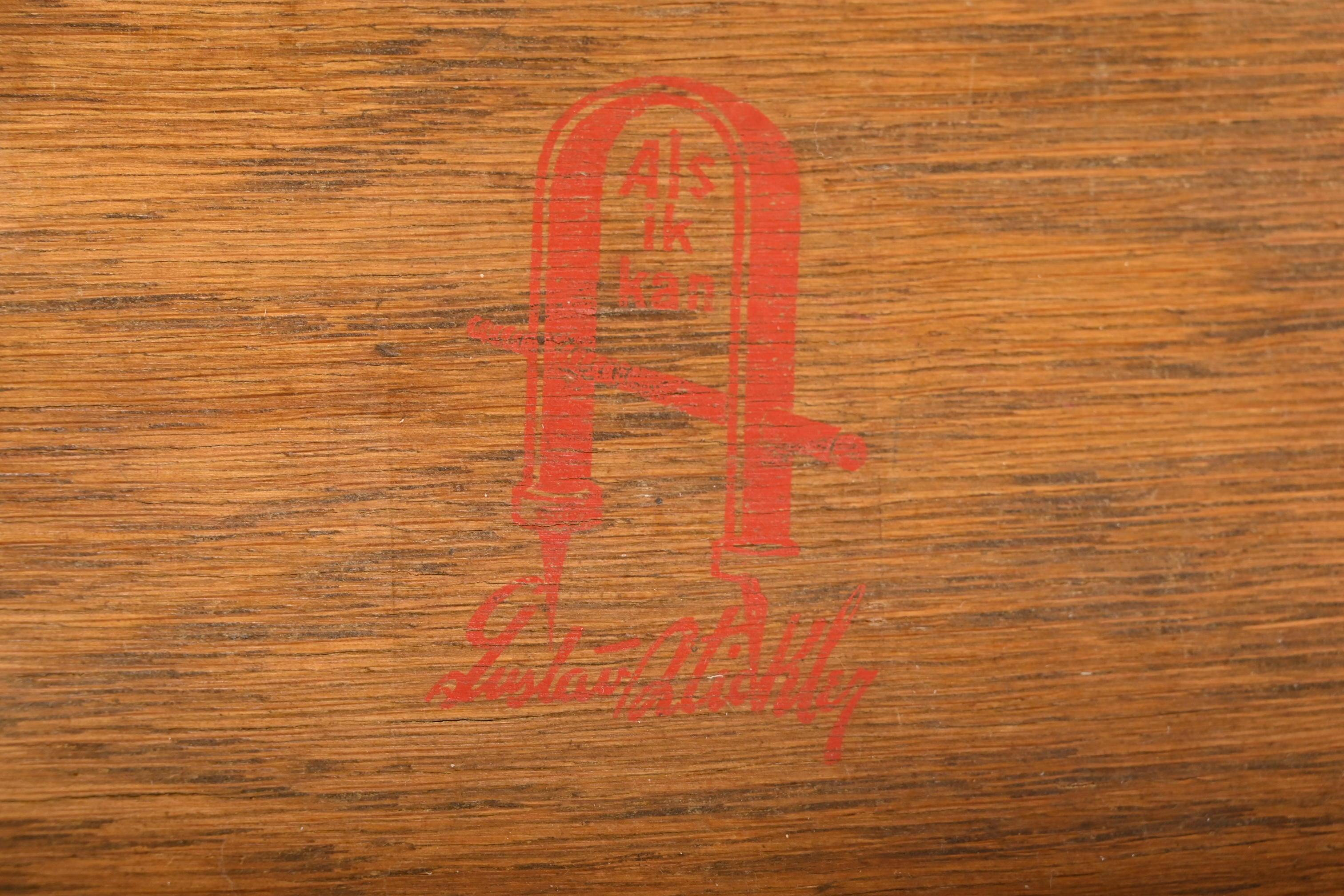 Table de bureau ou de bibliothèque Arts & Crafts Spindle Mission en chêne Gustav Stickley en vente 4