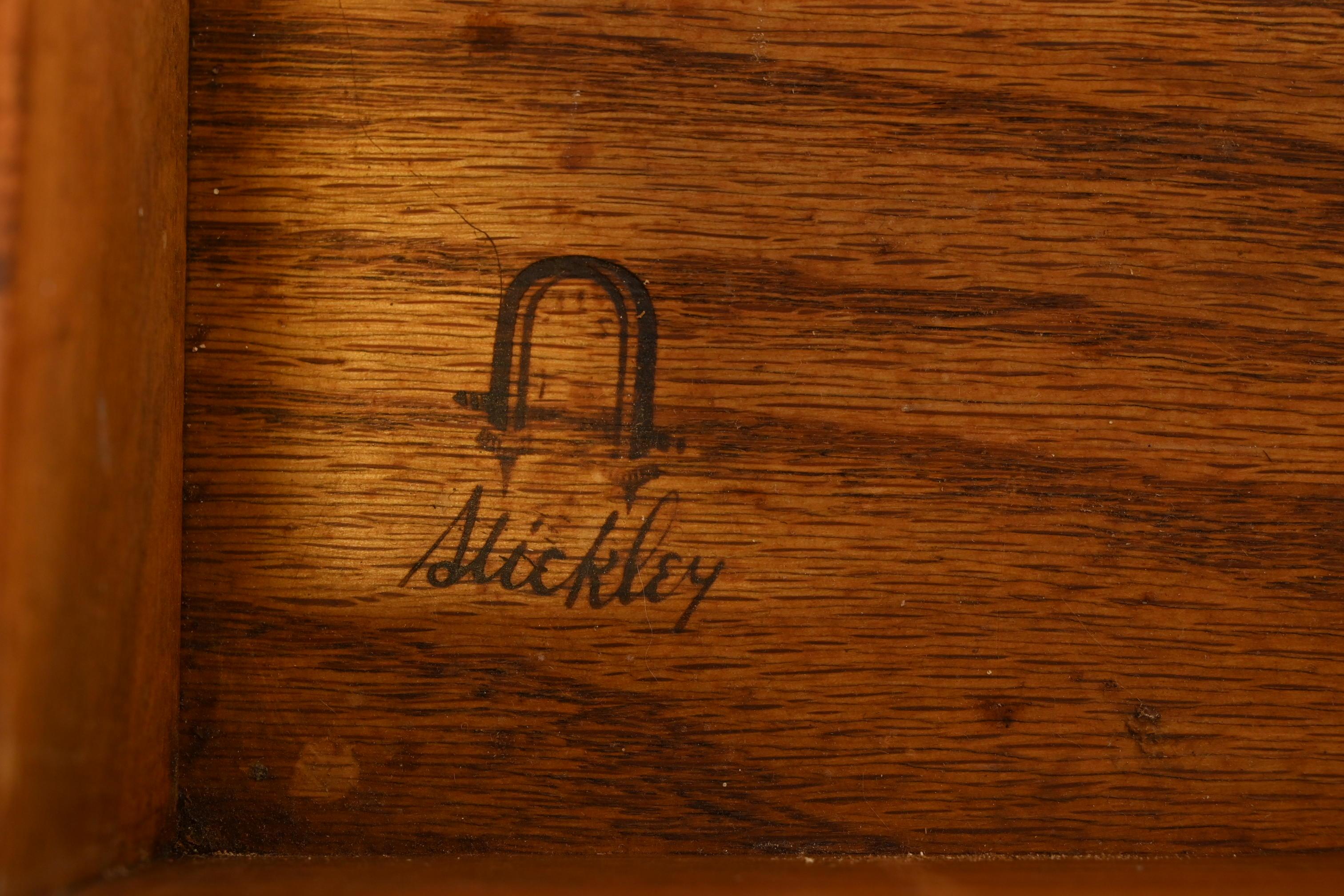 Gustav Stickley Mission Oak Arts & Crafts Vanity or Dressing Table, Refinished 2