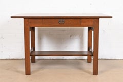Gustav Stickley Mission Oak Arts & Crafts Writing Desk, Circa 1900