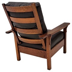 Gustav Stickley Morris Reclining Lounge Chair Mission Arts & Crafts