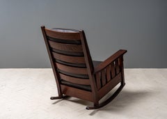 Gustav Stickley Oak Rocking Chair