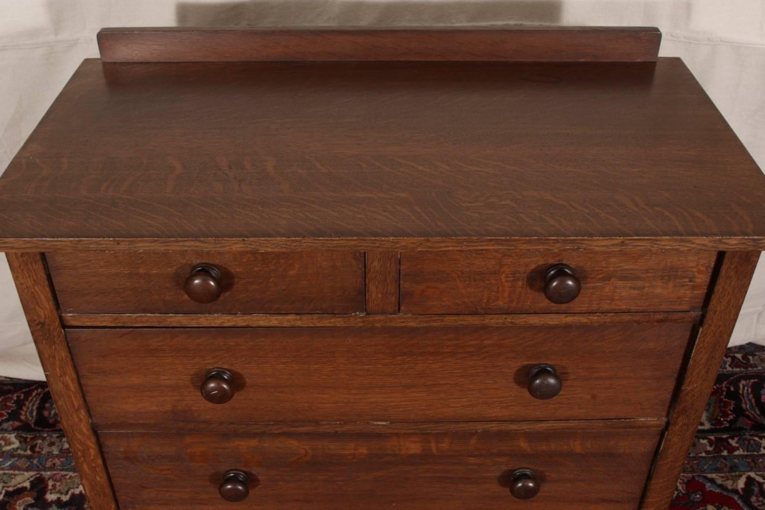 Gustav Stickley Quarter Sawn Oak High Chest For Sale At 1stdibs
