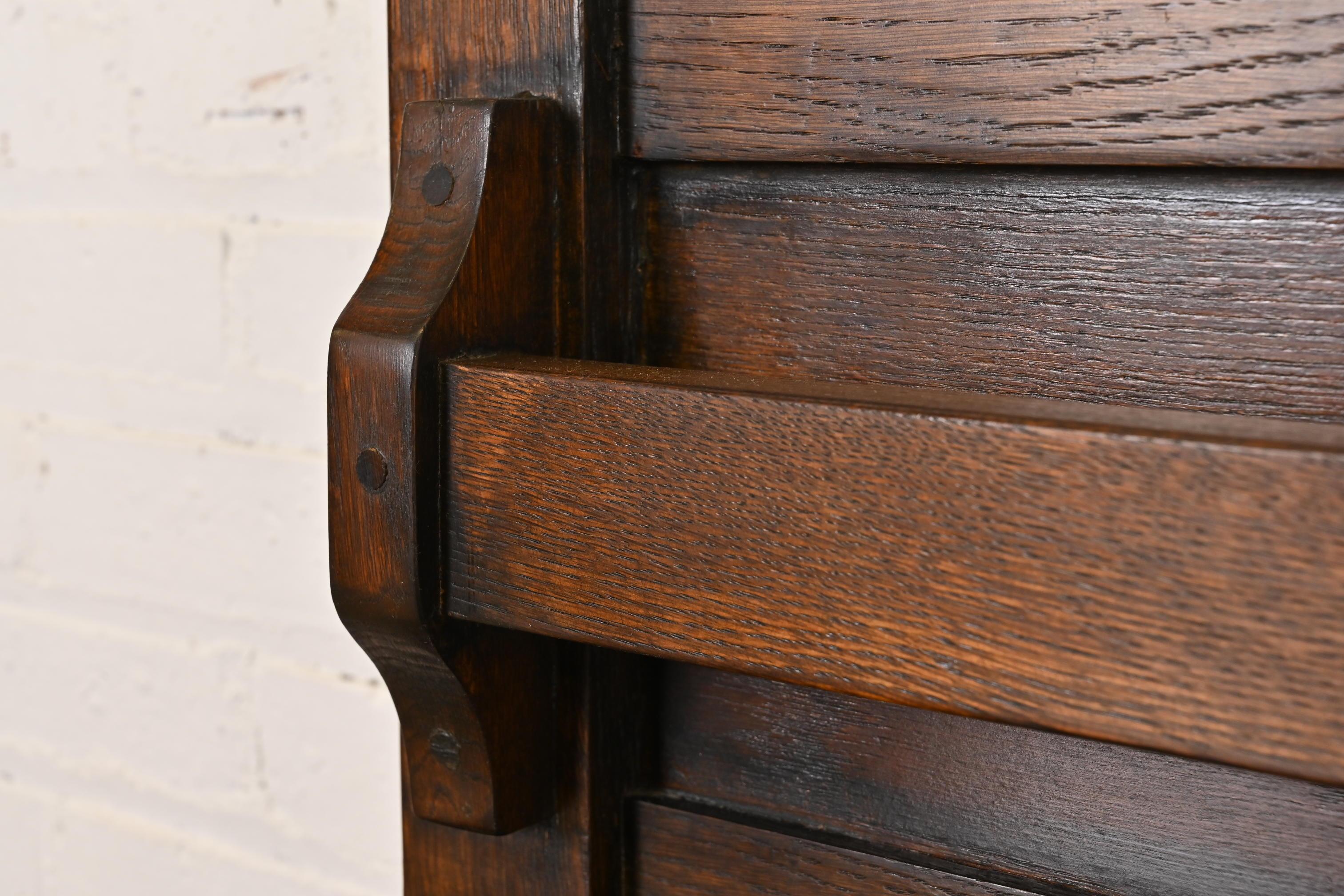 Gustav Stickley Style Mission Oak Arts & Crafts Sideboard 2